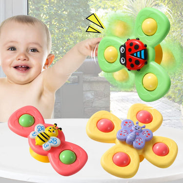 TwirlFun | Estimula la motricidad - Spinners coloridos con ventosa